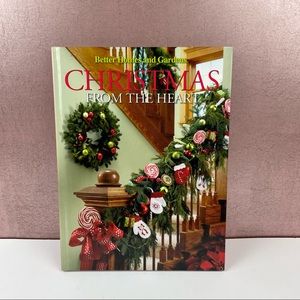 Better Homes And Gardens Christmas From The Heart Book Cookbook Crafts Art